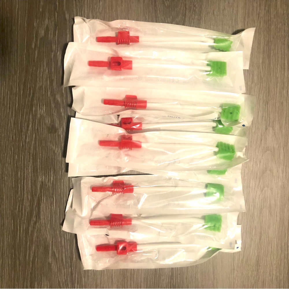 40 ZIZNBA Suction Toothbrush Oral Cleaning Foam Swab